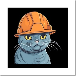 Catswithhardhats Posters and Art